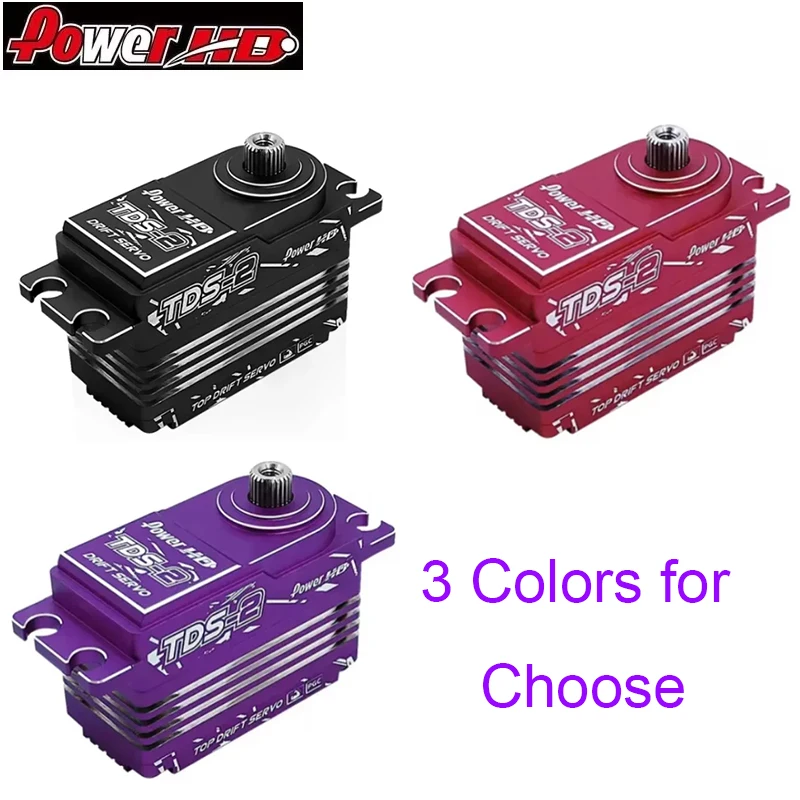 

Сервопривод POWERHD TDS-2 для дрифт-кара 1/10, цельнометаллический корпус, поддержка карты программирования Power HD (PG-CB63)