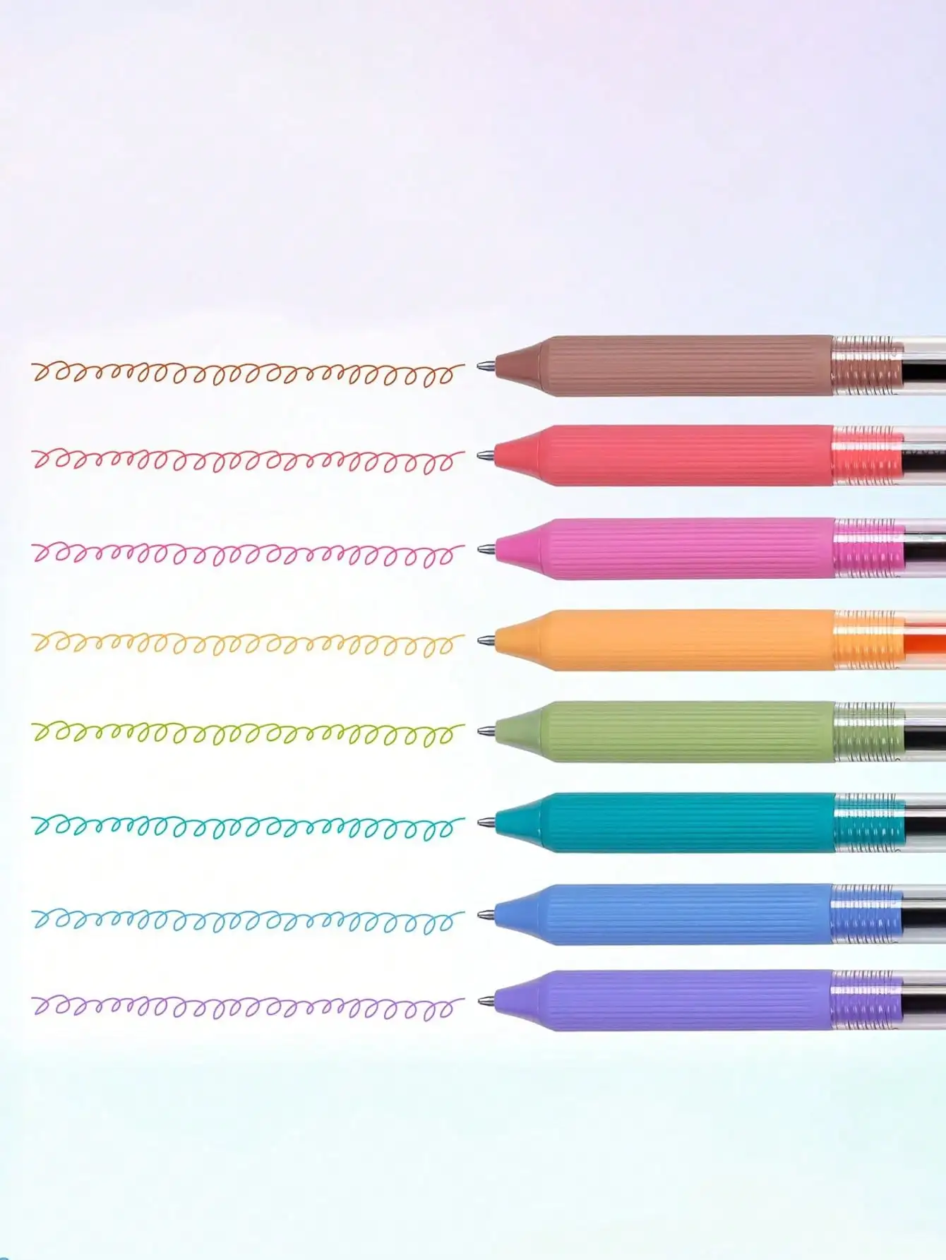 

Dianshi Press 0163 Student Quick-Drying Colorful Simple Set Silent Gel Pen 0.5mm Needle Press Pen