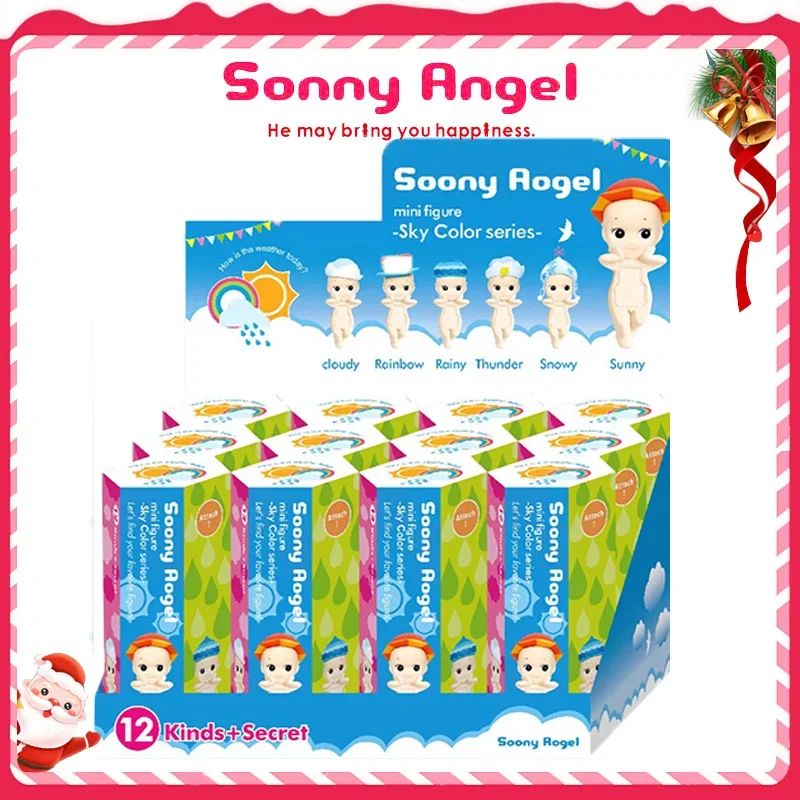 Blind Box Sonny Angel Weather Series Decorative Toy Anime Figures Phone Cute Ornaments Children Birthday Christmas Gift