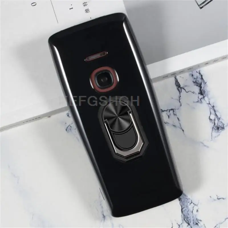 For Nokia 8210 4G TA-1507 TA-1494 TA-1489 Case Back Finger Ring Soft TPU Silicone Case For TA-1485 TA-1483 Bracket Phone Cover