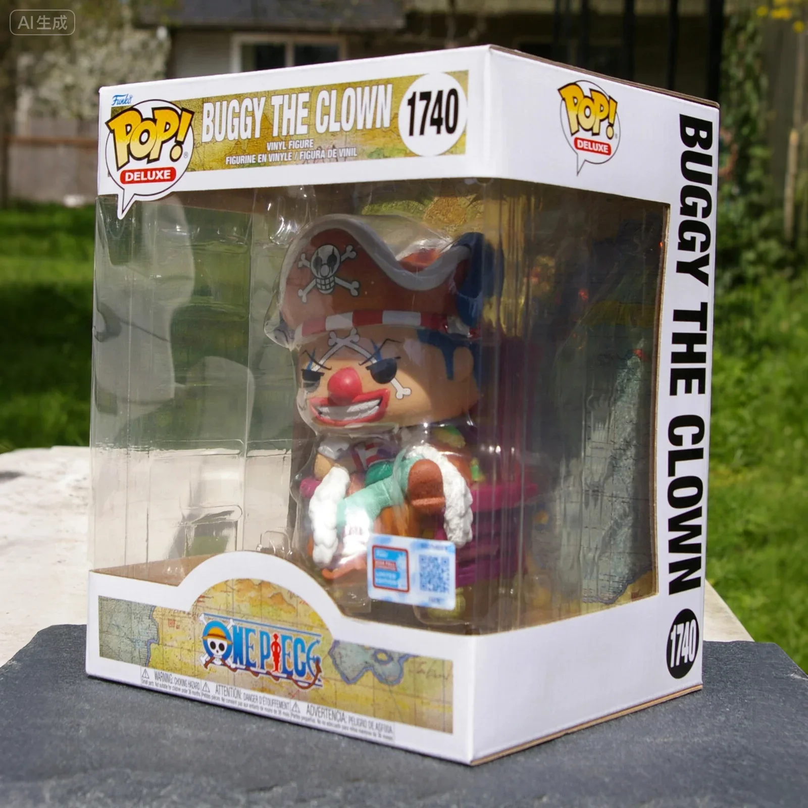 

One Piece Deluxe Buggy the Clown Figures Funko Pop 2024 Fall Convention Officially Genuine Figure Limited Edition Gift for Fans
