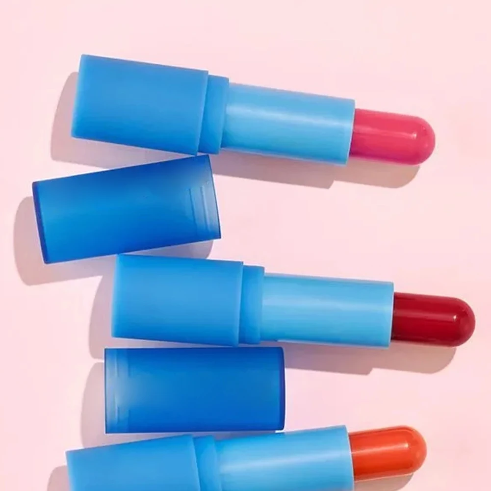 Hidratante colorido/incolor batom bálsamo labial hidratante máscara labial cristal batom primer nutritivo anti-rachaduras maquiagem labial
