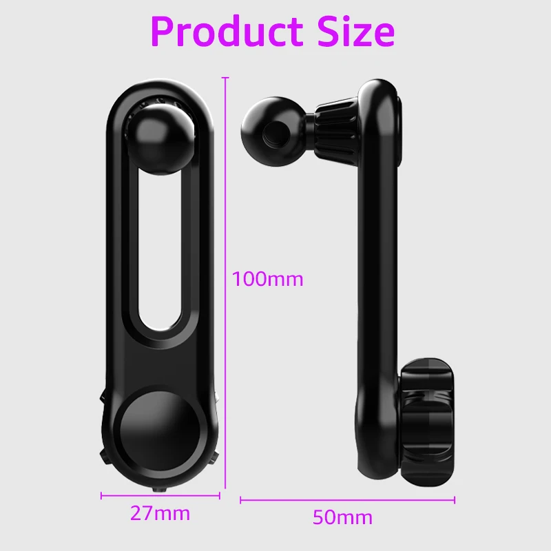 Untoom 17mm Kugelgelenk Verlängerung Arm für Auto Air Vent Telefon Halterung Extender Stange Auto Handy Halter GPS halterung Zubehör – Detail 7