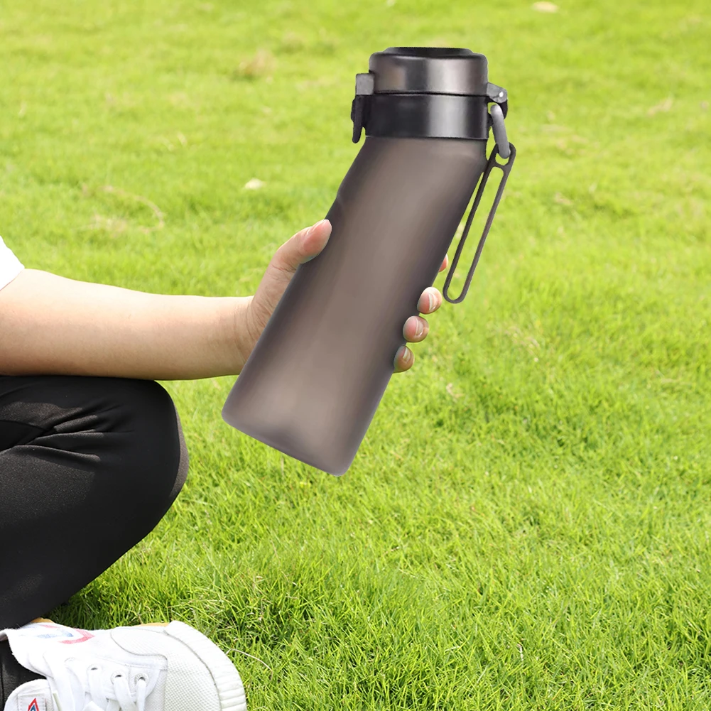 Botella de agua para deportes al aire libre de 650ML, botella de bebida con sabor portátil, bebida Tritan, taza reutilizable de más agua para escuela y oficina al aire libre