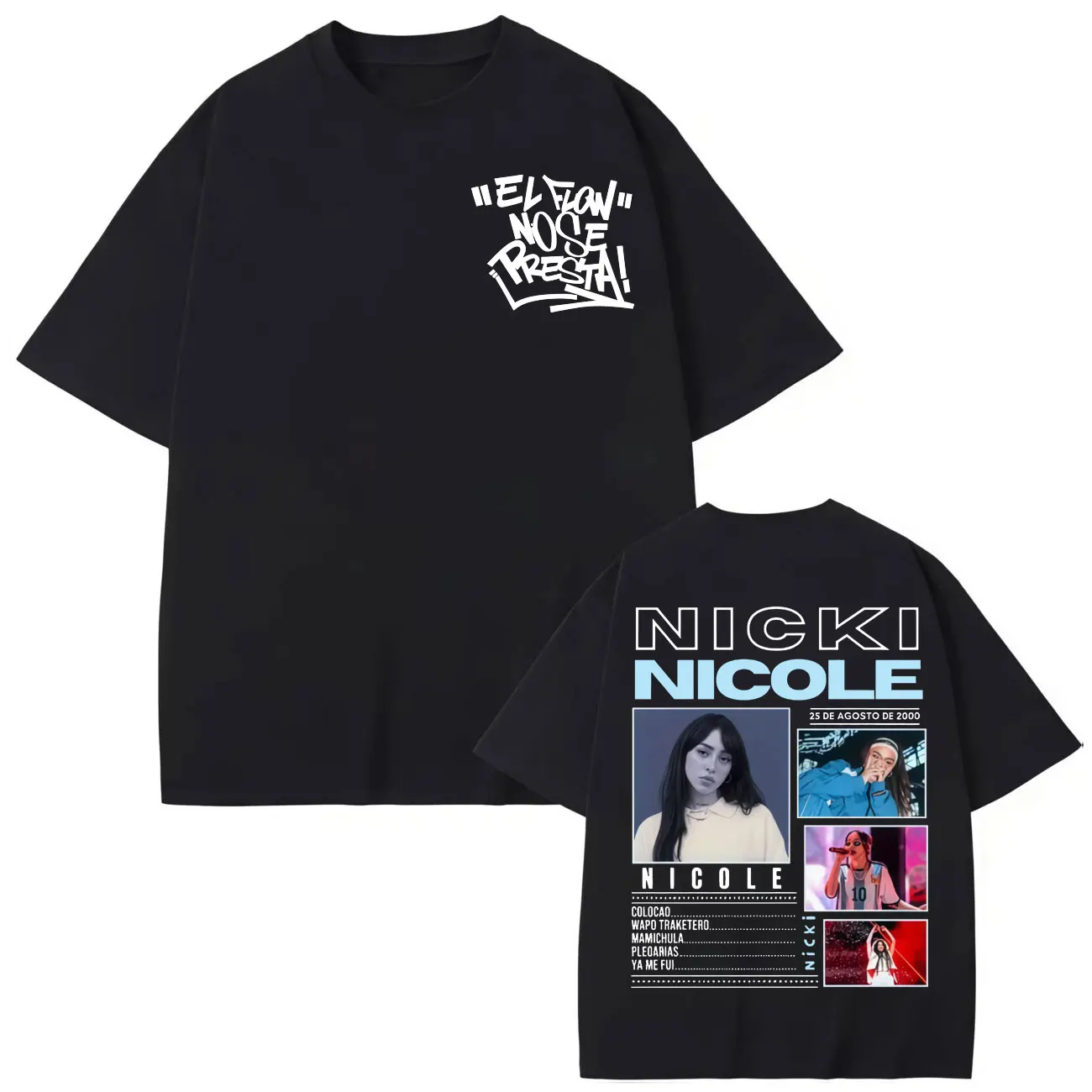 

Rapper Nicki Nicole Graphic T Shirts Men Women Clothing Fashion Y2k Aesthetic T-shirt Summer Casual Loose Short Sleeve T-shirts