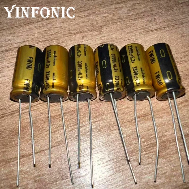 5 Stück/20 Stück NICHICON 6,3 V3300 uF FW-Serie 10 x 20 mm 3300 uF/6,3 V HiFi-Audio-Aluminium-Elektrolytkondensator