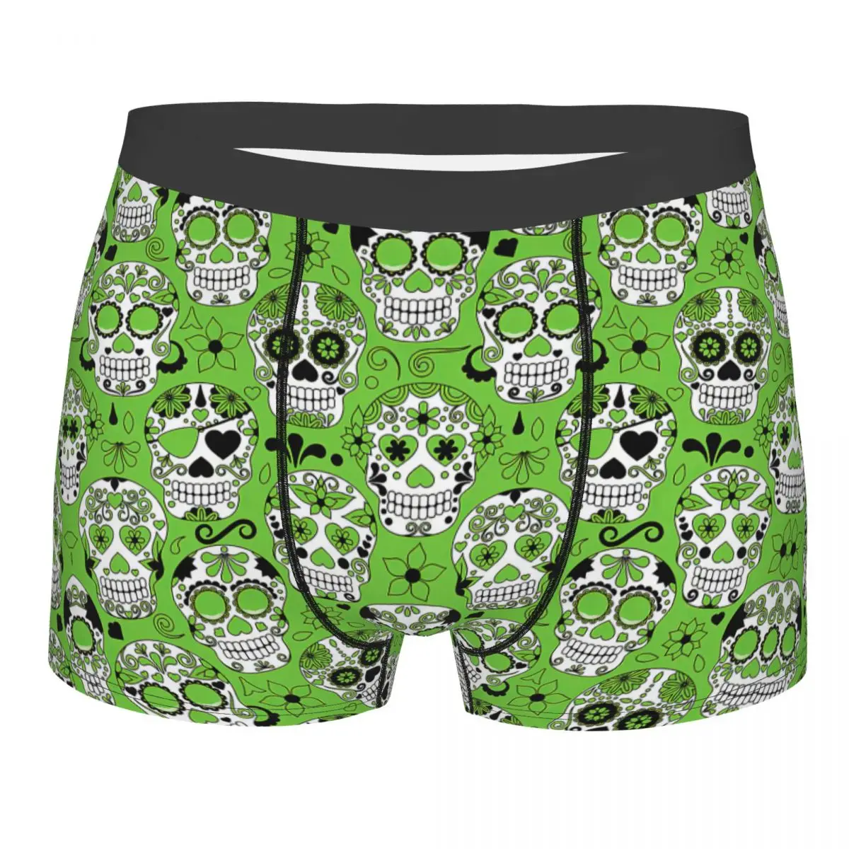 

Mexican Skull Underpants Breathbale Panties Male Underwear Print Shorts Boxer Briefs