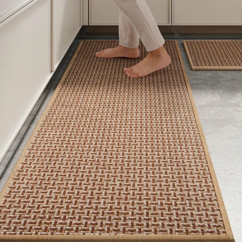 

Anti-fouling and oil resistant kitchen carpet, long strip carpet, non-slip and washable floor mat, new