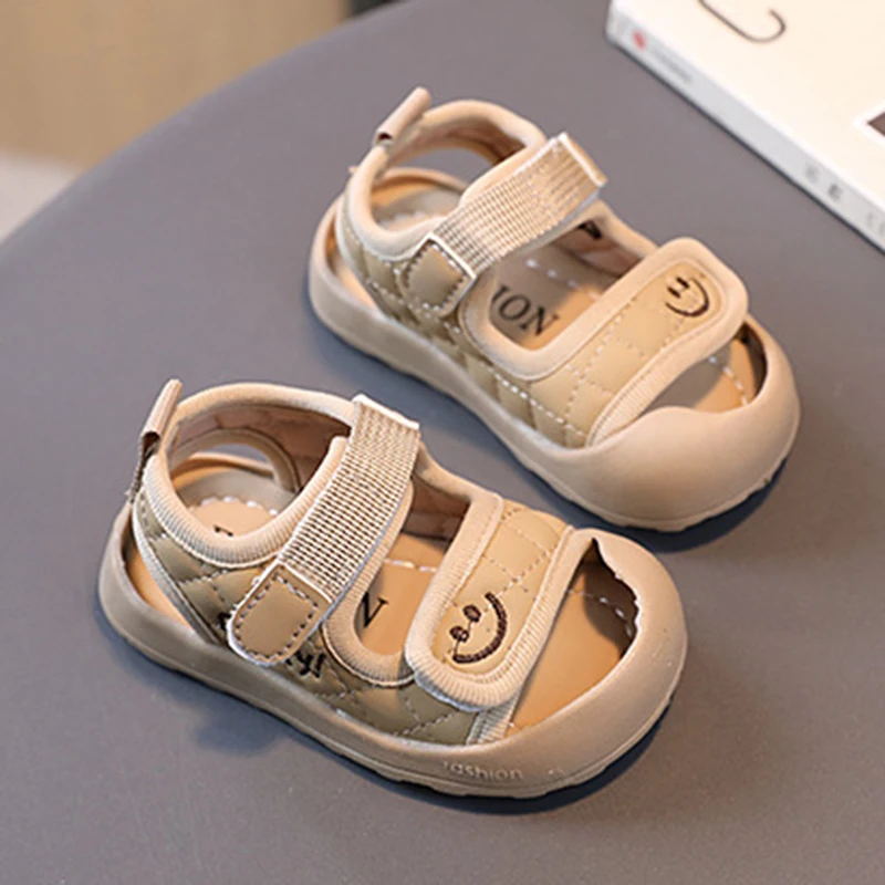 Summer New Casual Baby Shoes Sandals Boys Comfortable Soft Sole Walking Shoes Lightweight Girls Breathable Child Sandals