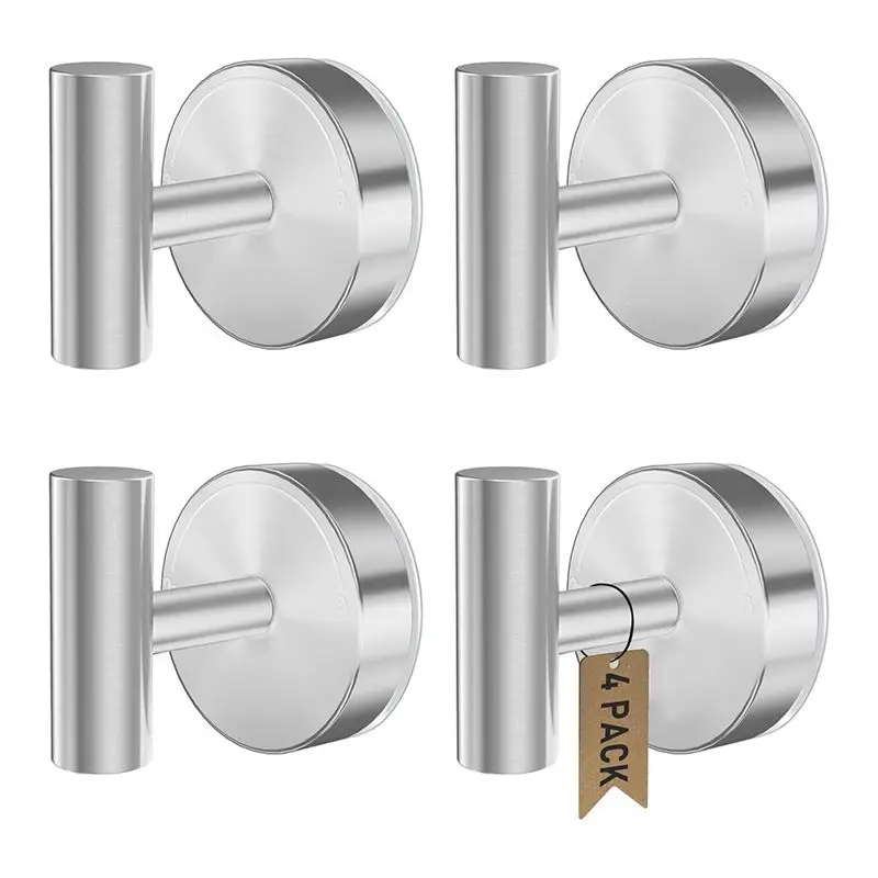 

Y74A-Bathroom For Towels, Coat Suction Cup Hooks 4Pcs Heavy Duty No Drill For Shower Glass Window Suction Hooks