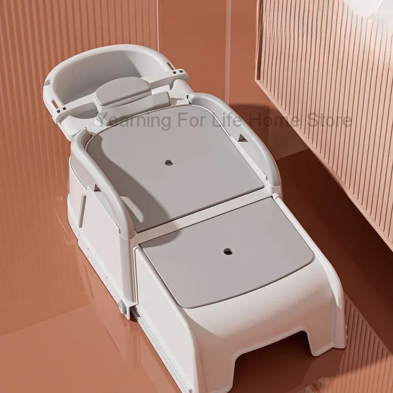 

Hair-washing Recliner Shampoo Chair Household Adult Children Folding Shampoo Bed Basin Women Cabeza Japones Shampoo Artifact