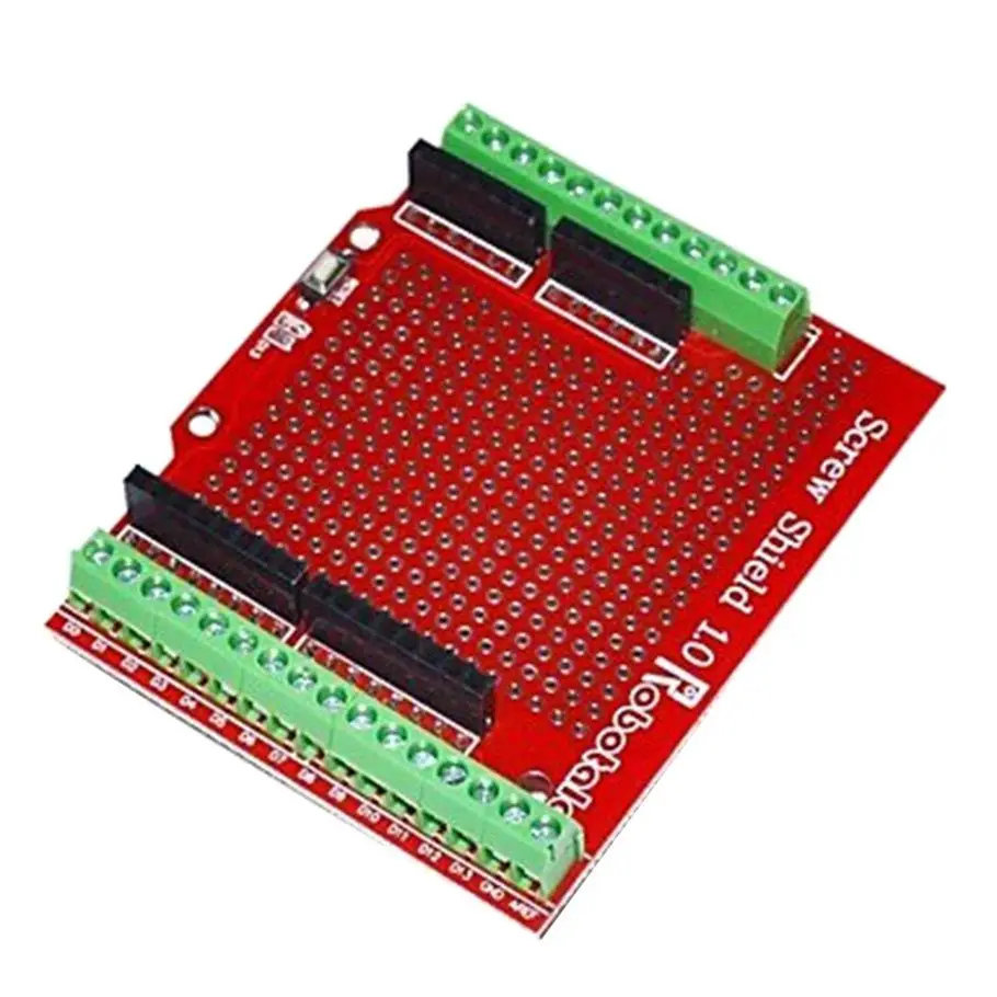 Prototype Screw Shield Terminal Expansion Board Double Side PCB IO Solder for Arduino Mega2560