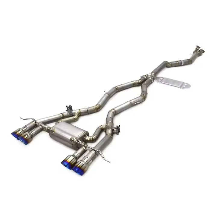 

Yooking Titanium Catback Exhaust For BMW M3/M4 G80/G82/G8X 3.0T (2021-2023) Single Midpipe With Brace