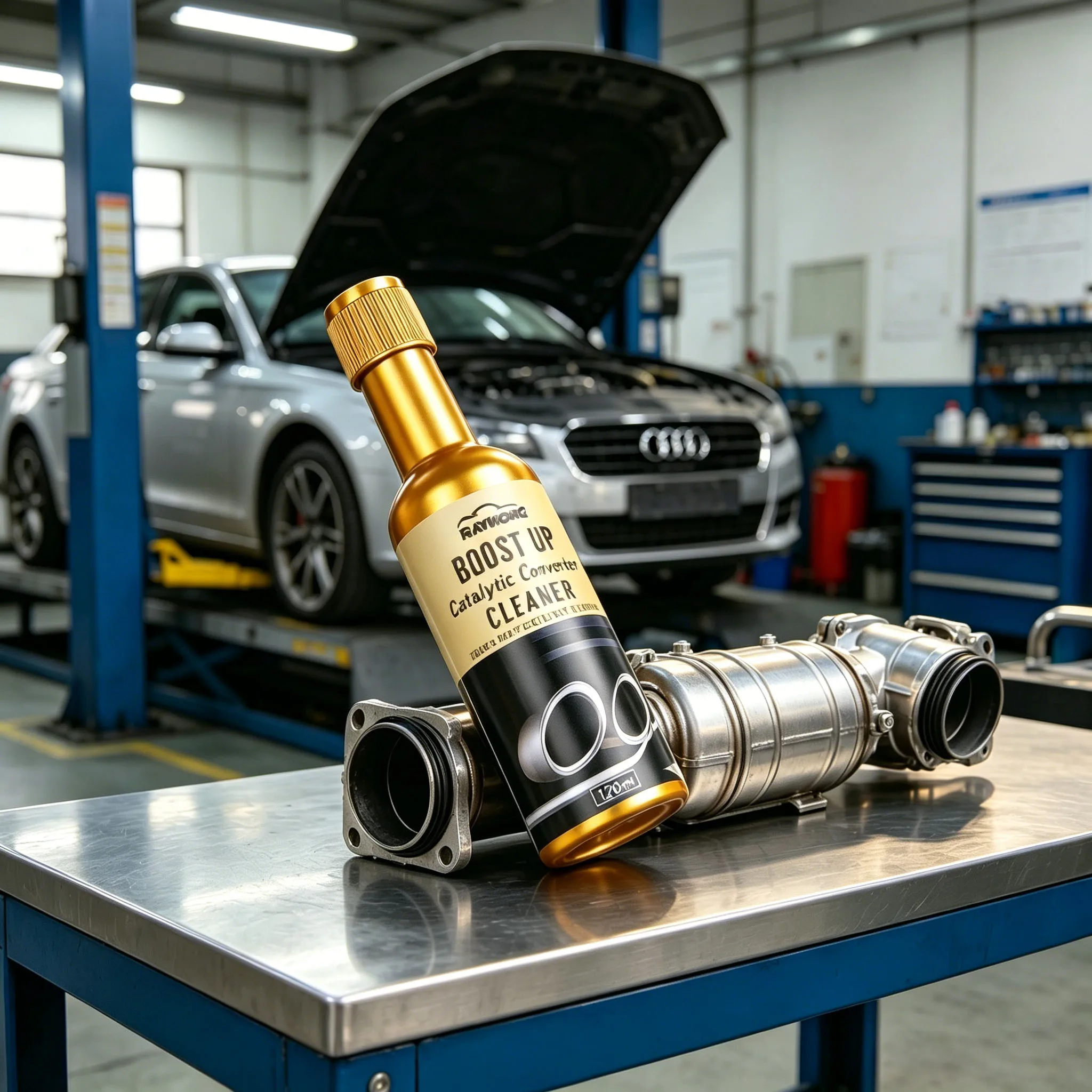 Catalytic Converter Cleaner Remove Carbon Deposits Enhance Power Reduce Emissions Improve System Disassembly-Free Cleaning Agent
