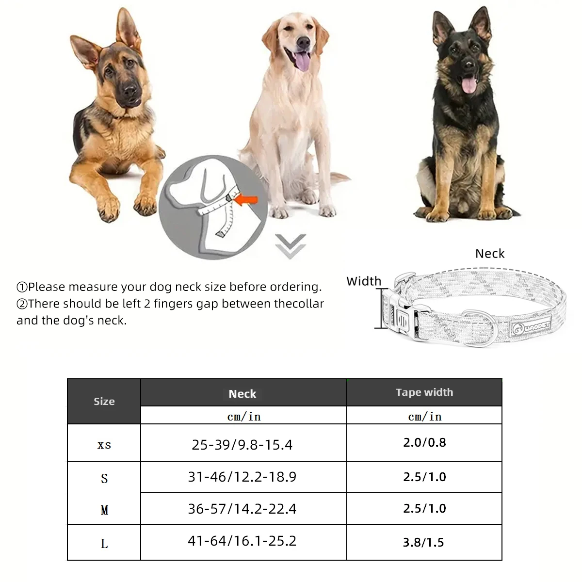 Leinen- und Halsband-Set für kleine, mittelgroße und große Hunde, Haustier, französische Bulldogge, Chihuahua, Mops, Outdoor-Walking, Leinenhalsband, Leinenzubehör – Detail 16