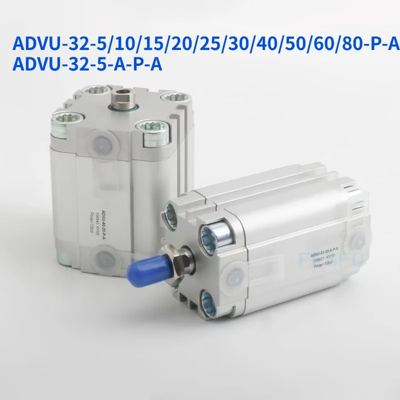 ADVU Series Compact Pneumatic Cylinder ADVU-32-5/10/15/20/25/30/40/50/60/80-P-A ADVU-32-5-A-P-A Brand New