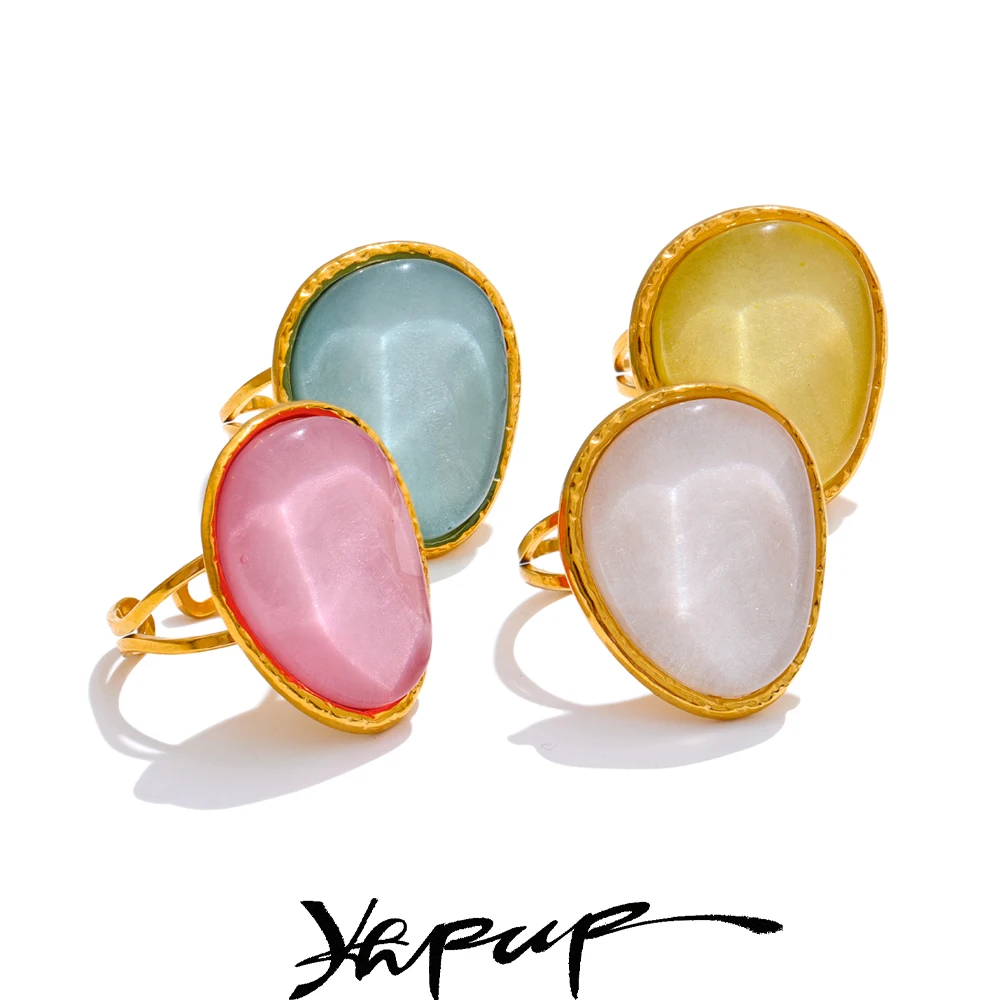 Exquisite Candy Multi-Color Resin Adjustable Ring – Just .53!