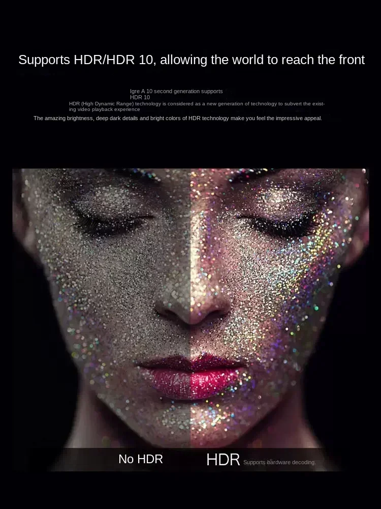 لمشغل القرص الصلب A10 من الجيل الثاني 4khdr مشغل الإنترنت Uhd Blu-ray Navigation #4