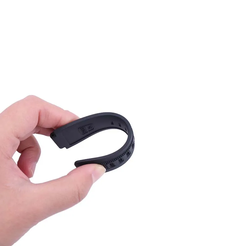 24mm Men and Women Rubber watch band belt buckle Compatible for Bell Ross BR01/BR03 soft silicone watch strap chain accessories - Image 3