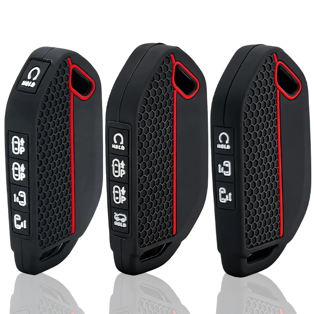 Silicone car remote key set keychain keychain for Kia Carnival Ev9 Picanto GT Line K3 K5 Sorento MQ4 KA4 Morning 2024
