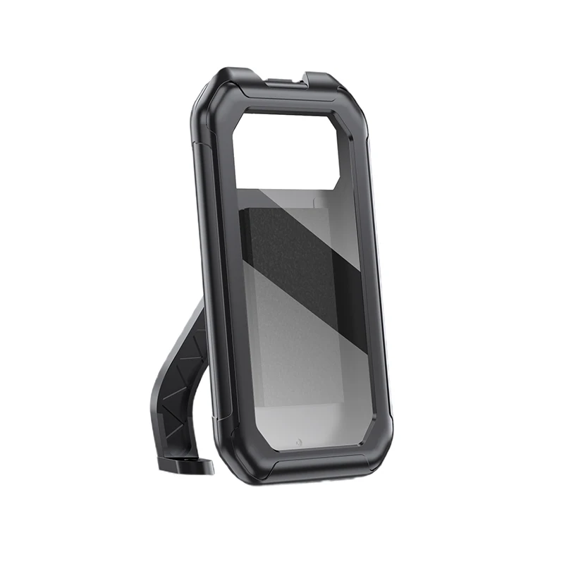 AliExpress SHIDWJ Motorcycle Phone Stand Fully Enclosed Waterproof Moto Bicycle Rear View Mirror Holder Bag Handlebar Mount Adjustable Bracket