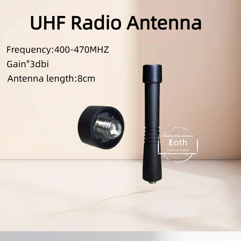 EOTH 10 Stück/Set UHF Walkie-Talkie Antenne Frequenz 400~470MHz Verstärkung 3dBi Antenne SMA-Buchse Radio für Baofeng – Detail 1