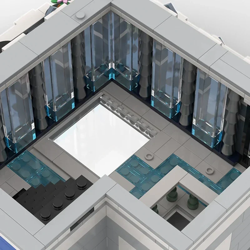 Moc Gebäude Ziegel Street View Modell Stadt Ecke Kunst Galerie Technologie Modulare Block Geschenke Spielzeug Für Kinder DIY Sets Montage