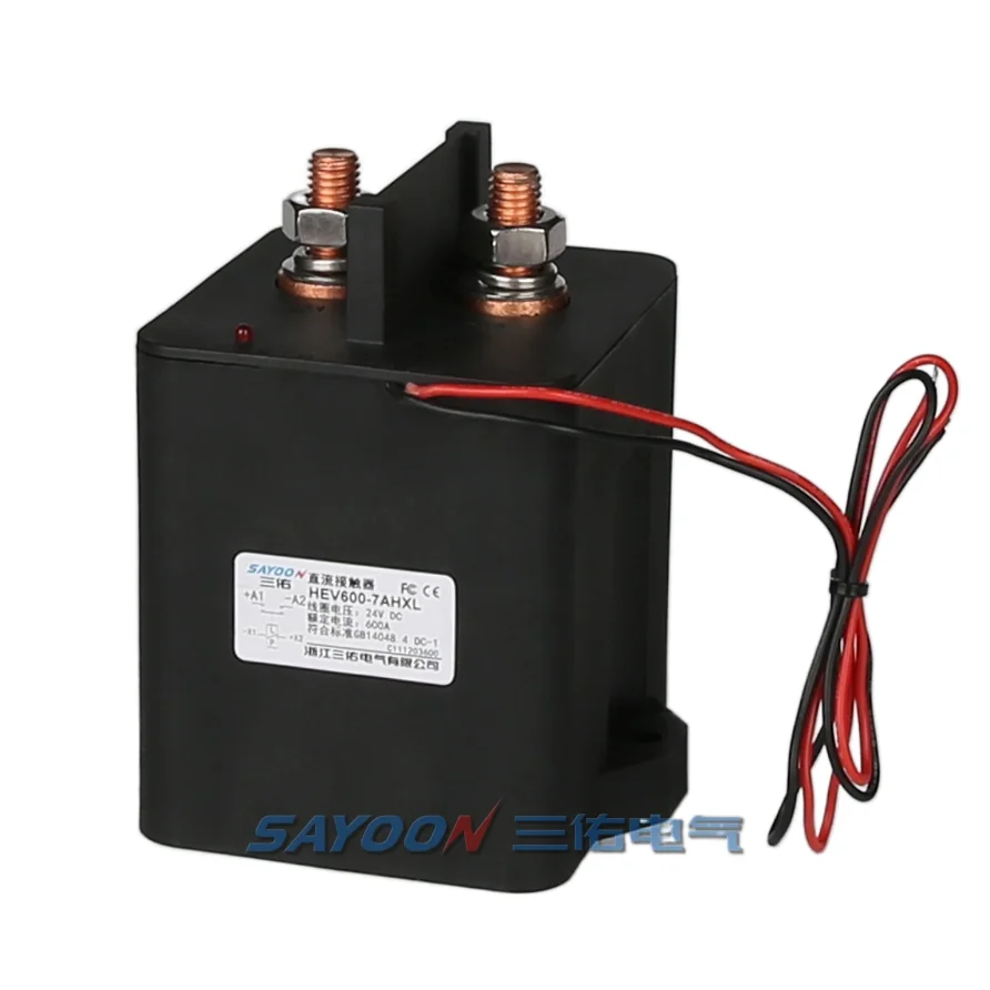 SAYOON HEV600-7AH HEV600-7BH High Voltage  5-1000VDC Standard Type 1NO Or 1NC Contact For Dc Contactor Power 600A  , ROHS CE