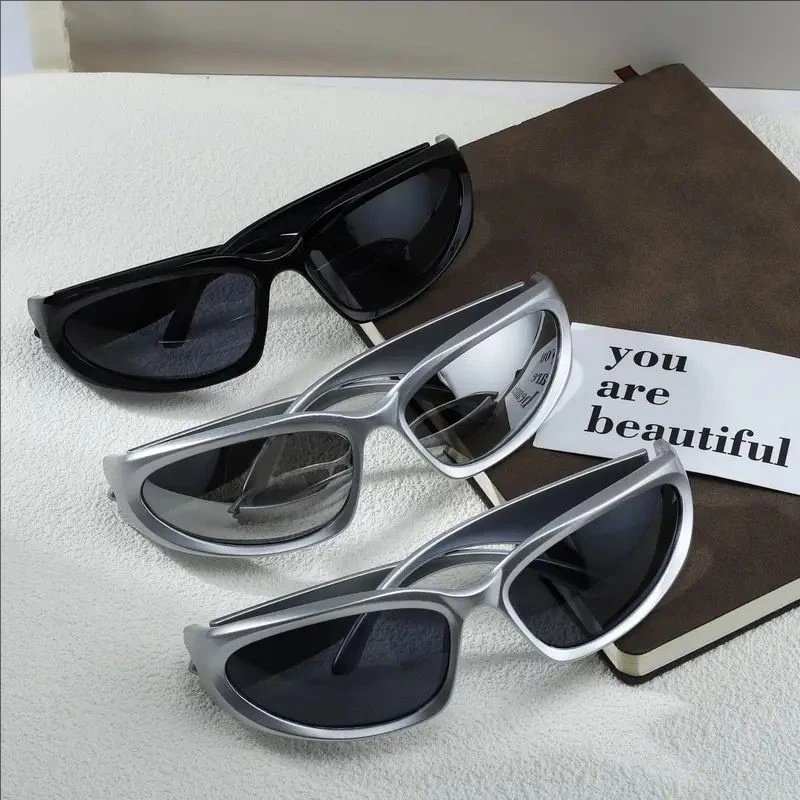 3PCS Sportbrille Y2K UV-Schutz zum Klettern, Laufen, Baseball, langlebiger PC-Rahmen und Objektiv – Detail 1