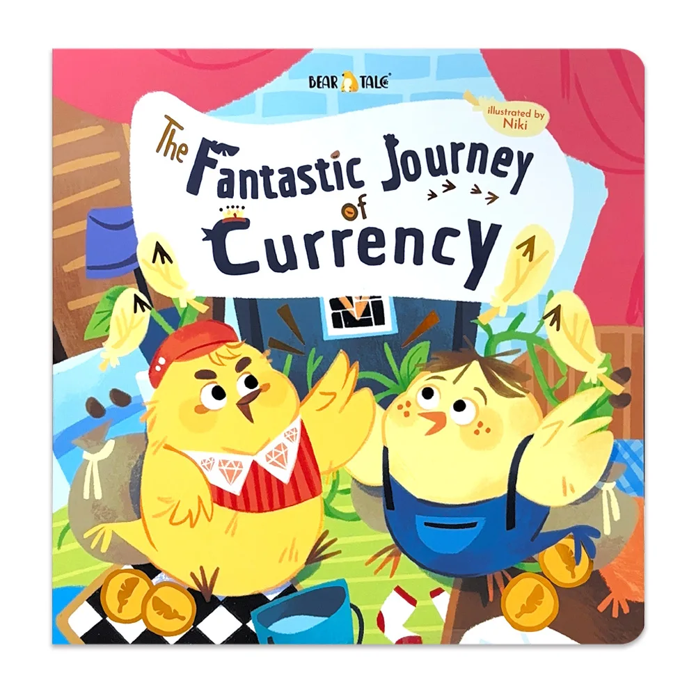 Cute and Young Children's Financial Literacy Education Book Money Awareness Enlightenment Education Book