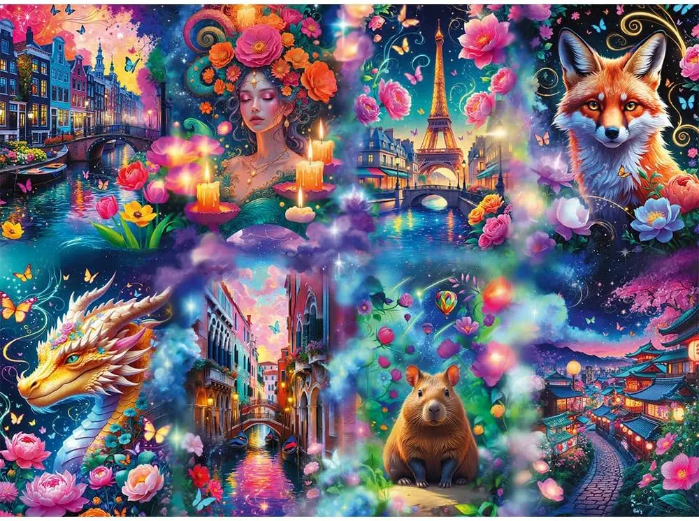 Colorful World - 8000 Piece Puzzle 71.1