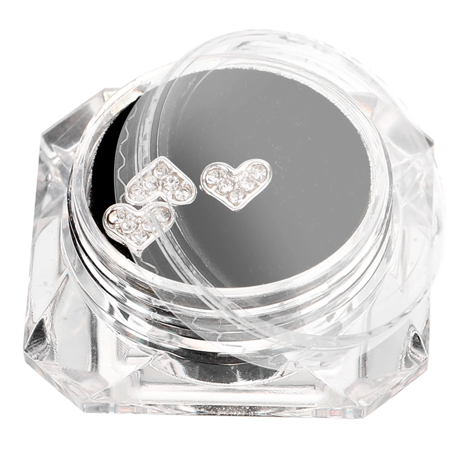 Ozdoba na zęby z cyrkoniami w kształcie serca DIY, biżuteria na zęby, dekoracja unisex, cyrkonie na zęby, dekoracja dentystyczna z cyrkoniami.