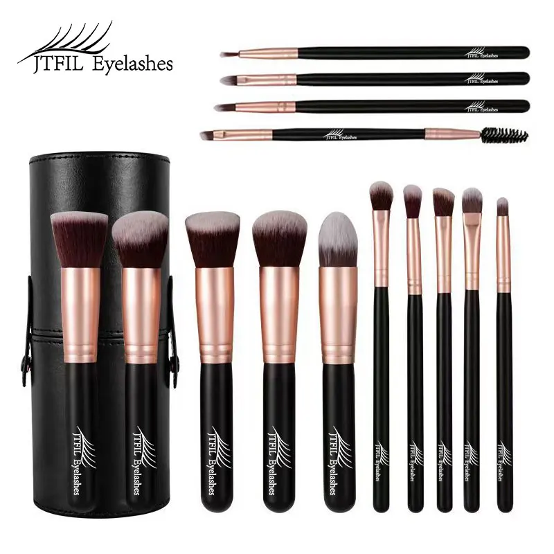 Newest 14Pcs Makeup Brushes Set Soft Cosmetics Foundation Powder Eyeshadow Makeup Brushes Professional Make Up Kit Beauty Tools