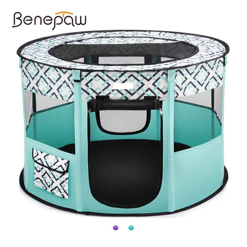 Benepaw Portable Small Dog Tent Durable Pet Playpen Foldable Exercise Cat Puppy Kennel Crate Great For Indoor Outdoor Travel Use