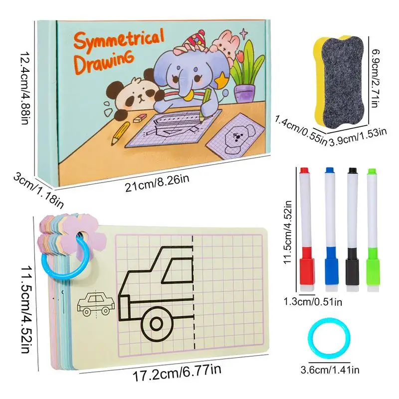 Cahier d'activités de contrôle du stylo pour enfants, jouets de dessin, apprentissage alth