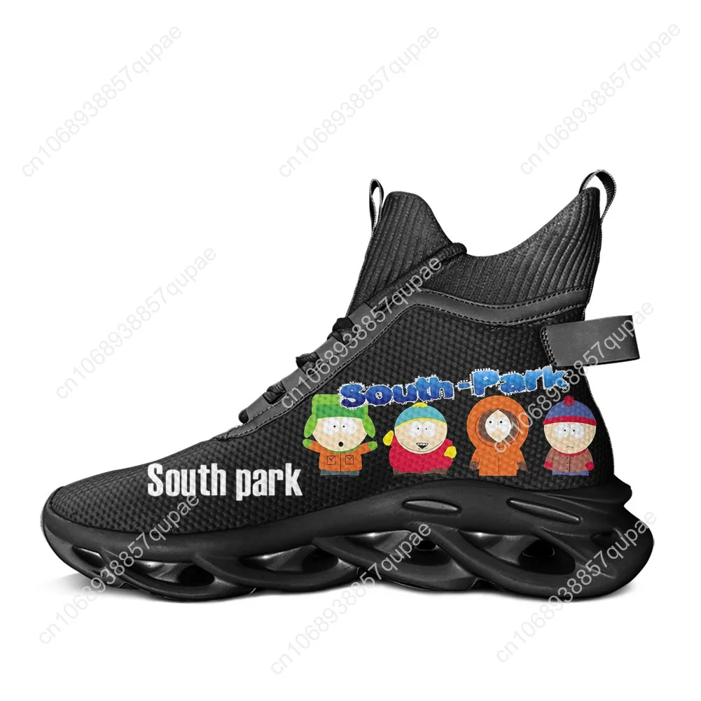 South Park Anime Comedy High Top Flats Sneakers Retro Street Men Women Hiking Sneakers Running Shoes view 4