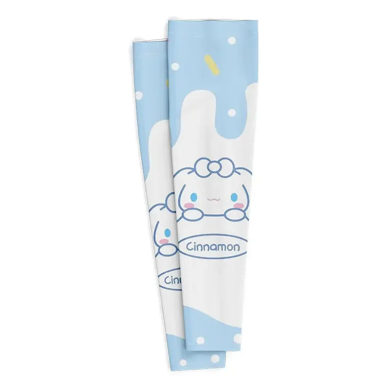 MINISO 1 paio di manicotti per bambini protezione solare raffreddamento manicotti di protezione UV Anime Sanrio Hello Kitty copri braccio