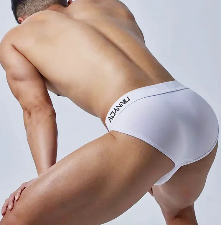 Calzoncillos de Algodón para Hombre, Corte Alto, Transpirables, Elásticos, de Cintura Baja, Suaves y Cómodos para Uso Diario