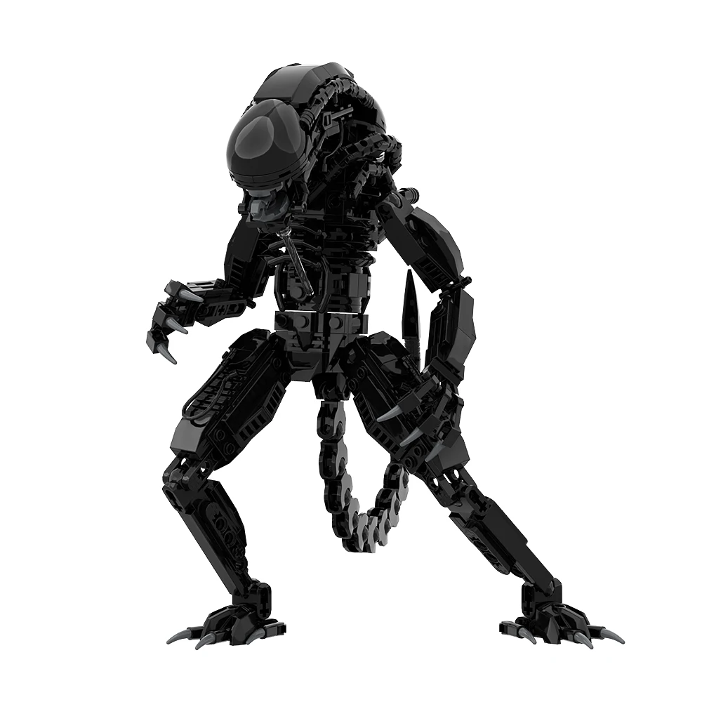 MOC Film Aliened Xenomorphs Mecha Monster Building Block set Mini formato P-5000 Caricatore da lavoro alimentato Mattoni Face Hugger Giocattoli Regalo