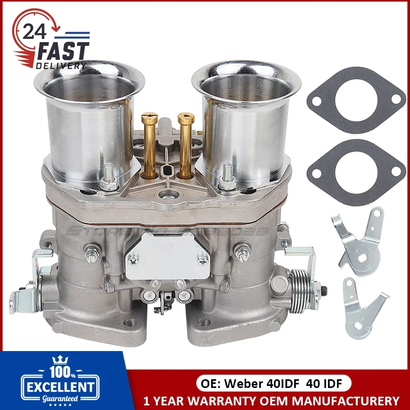 

40IDF Carburetor Carby w/ Air Horn Replace Solex Dellorto Weber EMPI 40idf Carburador For Bug Beetle Porsche Volkswagen Engine