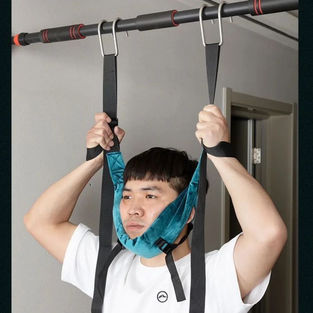 

Durable Therapy Stretching Cervical Neck Traction Belt Decompression Correction Vertebrae Hanging Neck Stretching Traction Frame
