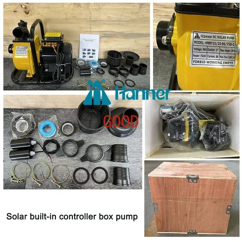 Поверхностный ирригационный водяной насос большой емкости на солнечной энергии для сельскохозяйственных культур