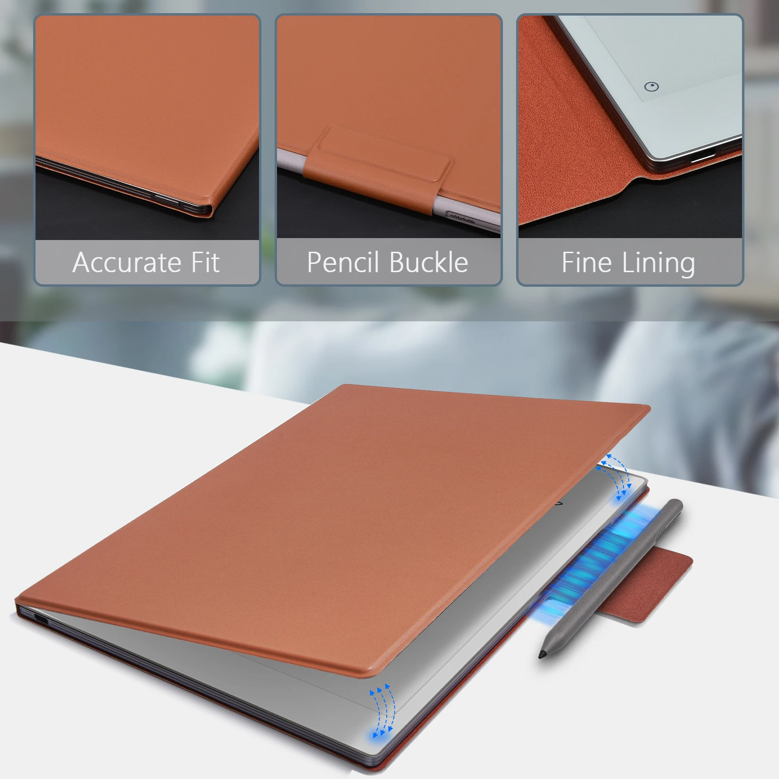 Slim Flip Book Cover Case for Funda Remarkable Paper Pro (2024) 11.8\