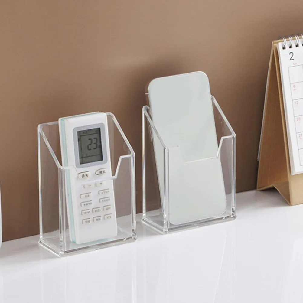 

2 Pcs Clear Makeup Organizer Desk Pen Holder Brush Holders Pencil Cups for Stand