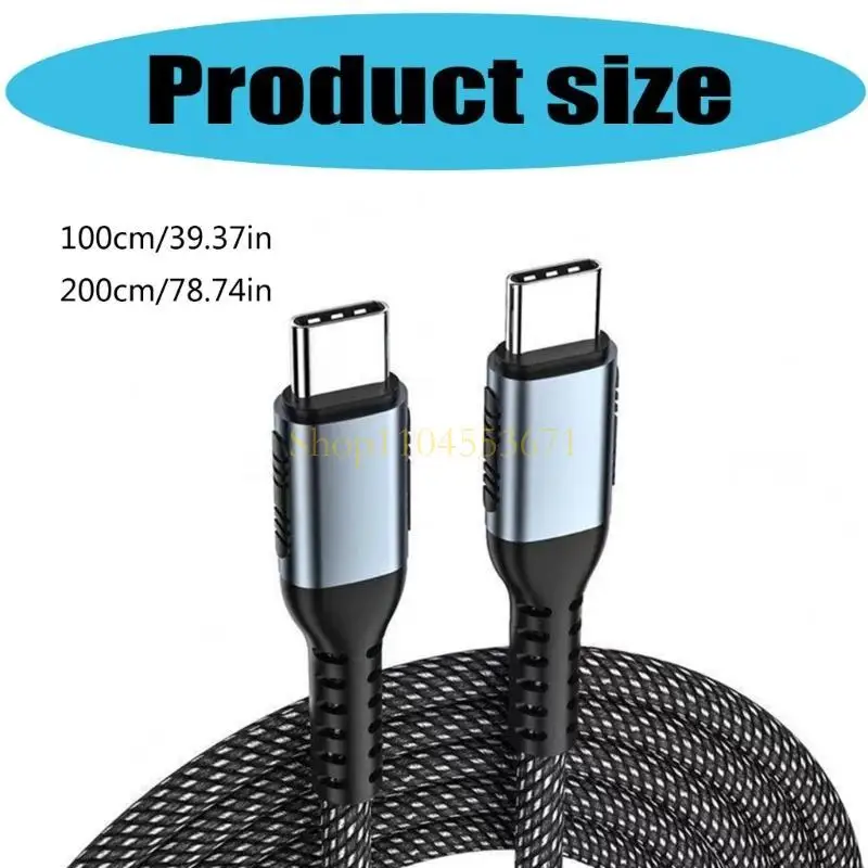 Best Seller High Speed 100W Type C Charging Cable Efficient for Laptops & Devices
