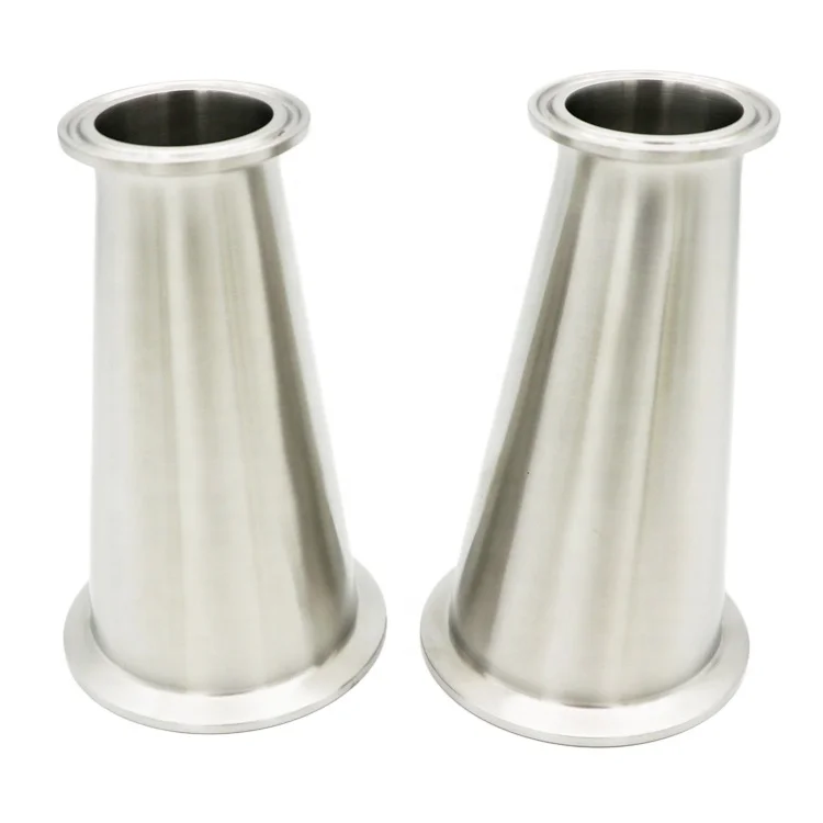 Sambungan Pipa Saniter Tri-colver Concentric Reducer Mirror Polish 3x1.5 Reducer