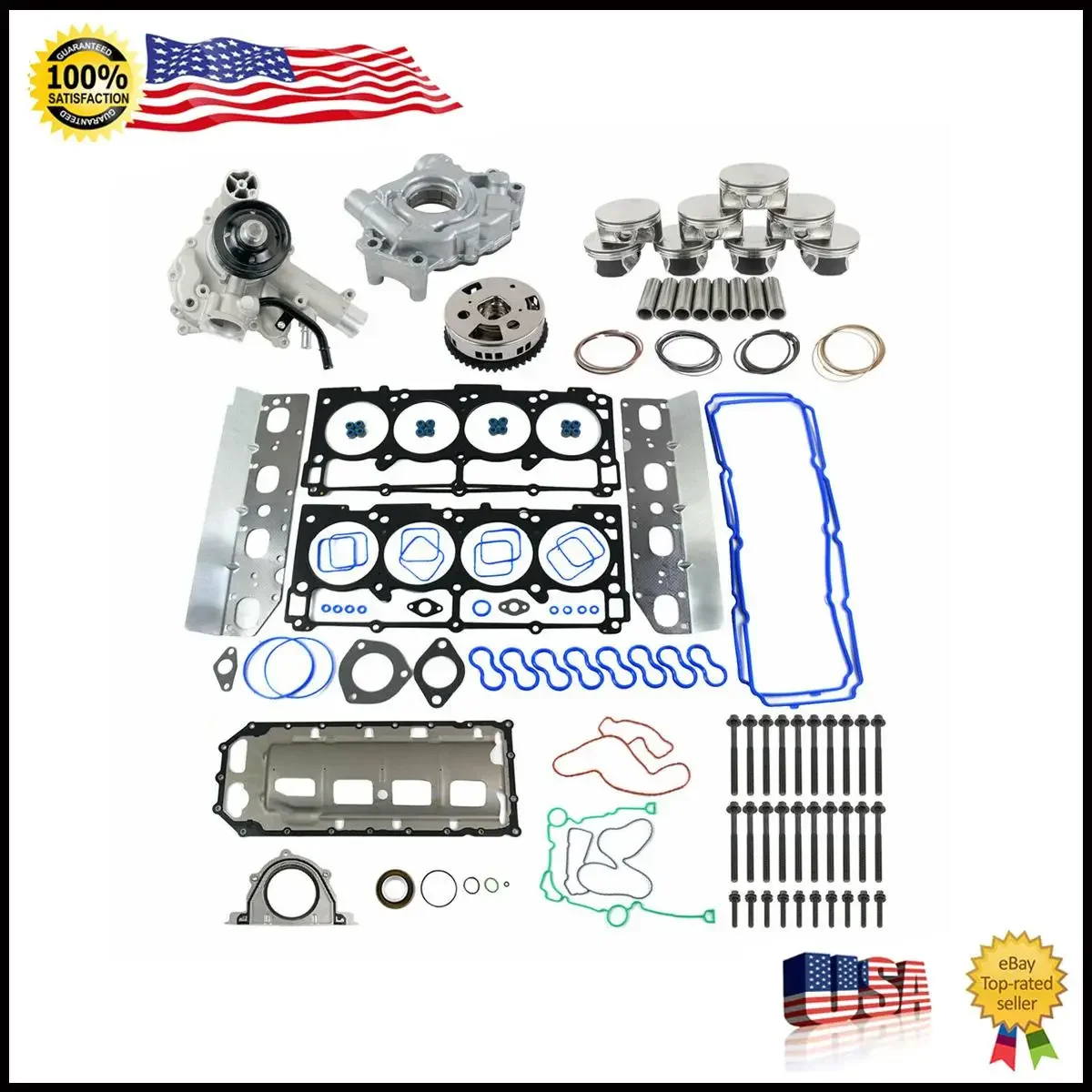 AP01 Overhaul Engine Rebuild Kit for Dodge Ram 1500 2500 3500 5.7L V8 Hemi VIN 