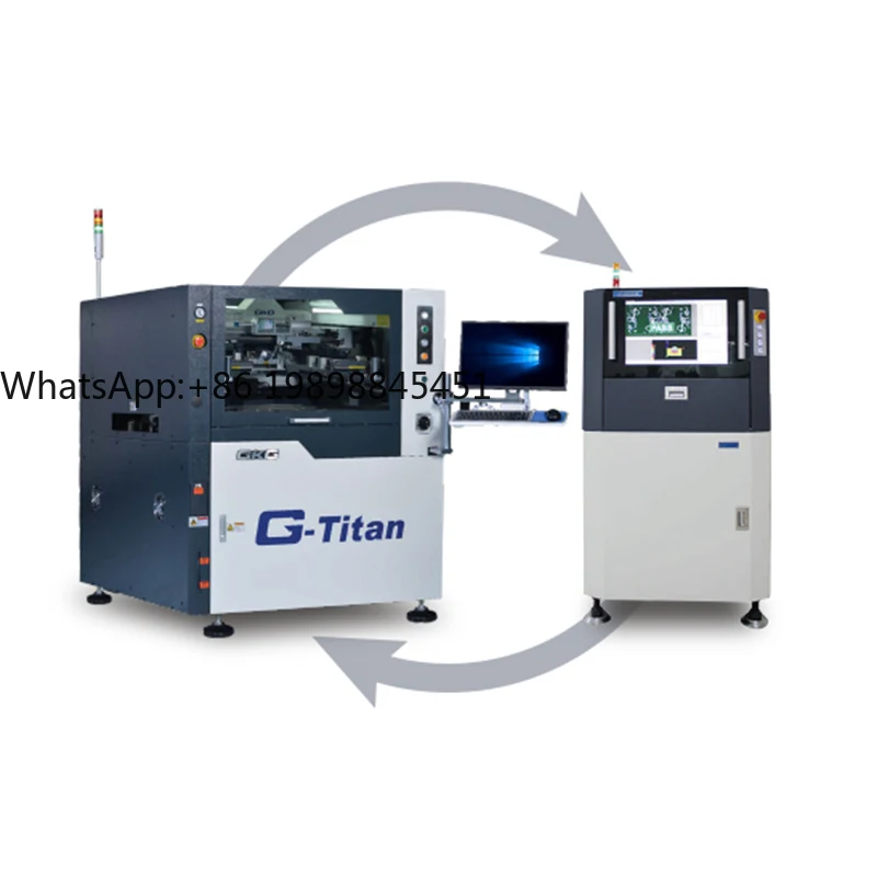 GT-Titan SMT Stencil Printer Adjustable Solder Paste Printer Full Automatic Solder Paste Printing Machine for Smt Assembly Line