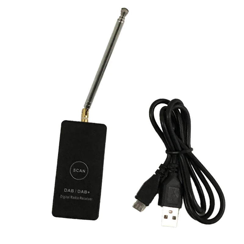 Portable Car DAB+ Digital Radio Box With DAB+ Receiver Antenna, USB Interface For MP3 Players Only Port-Boom