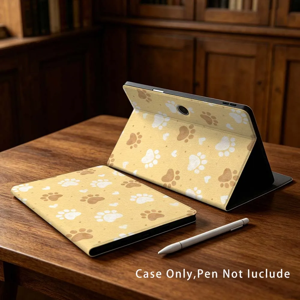 Cat Footprints Creative Design Soft For OPPO VIVO IQOO OnePlus Realme Pad 3 Pro 13 12.1 11.4 11 inch Pen Tray Tablet Case